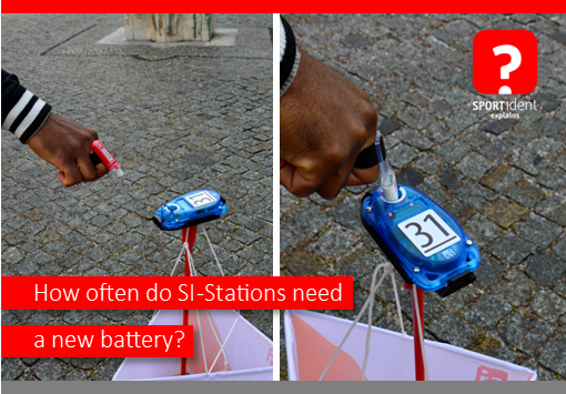 How often do SI-Stations need a new battery?